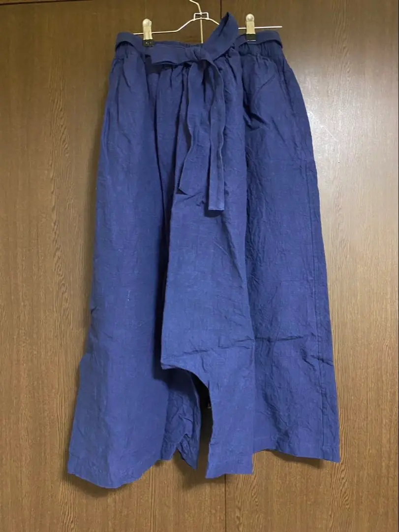 ＊人気＊イチアンティークス リネン100%サルエルパンツ 製品染め ネイビー 2025年最新】ICHI Antiquites サルエルパンツの人気アイテム