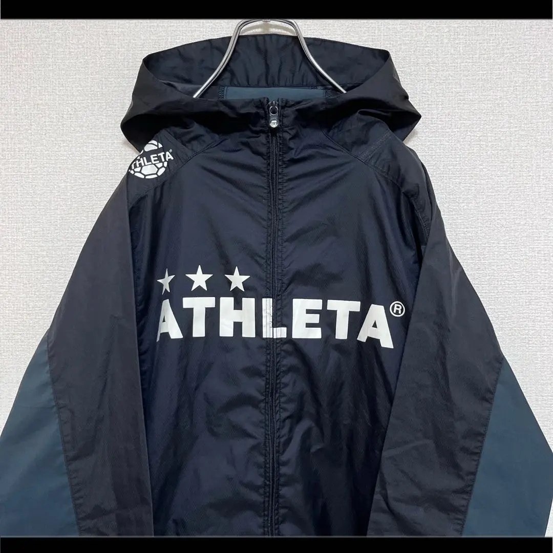 Thumbnail of ATHLETA Nylon Jacket Hoodie Double-sided Print M