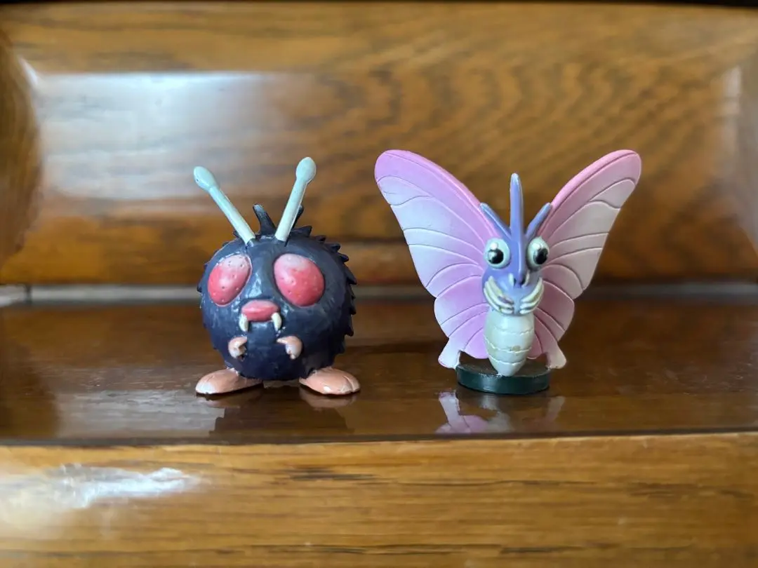 モルフォン　ポケモン　モンスターコレクション TOMY モンコレ 初期 コンパン・モルフォン進化2点セット【希少