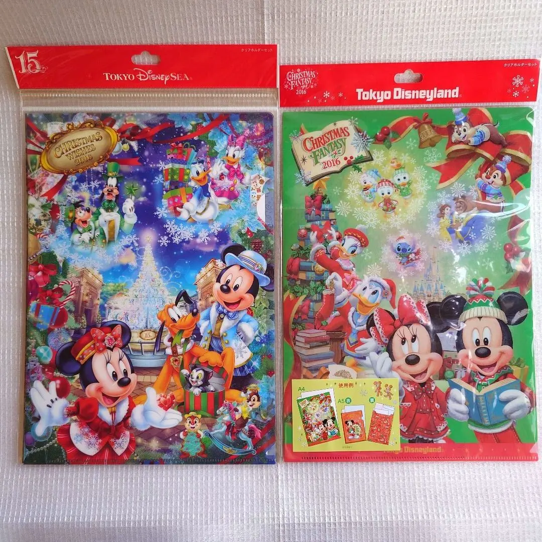 Thumbnail of Tokyo Disney Resort Christmas 2016 Clear File Set Mickey