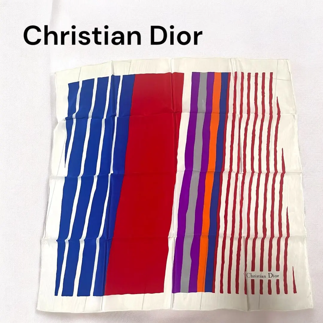 2025年最新】Christian Dior 柄・デザイン：ストライプ バンダナ