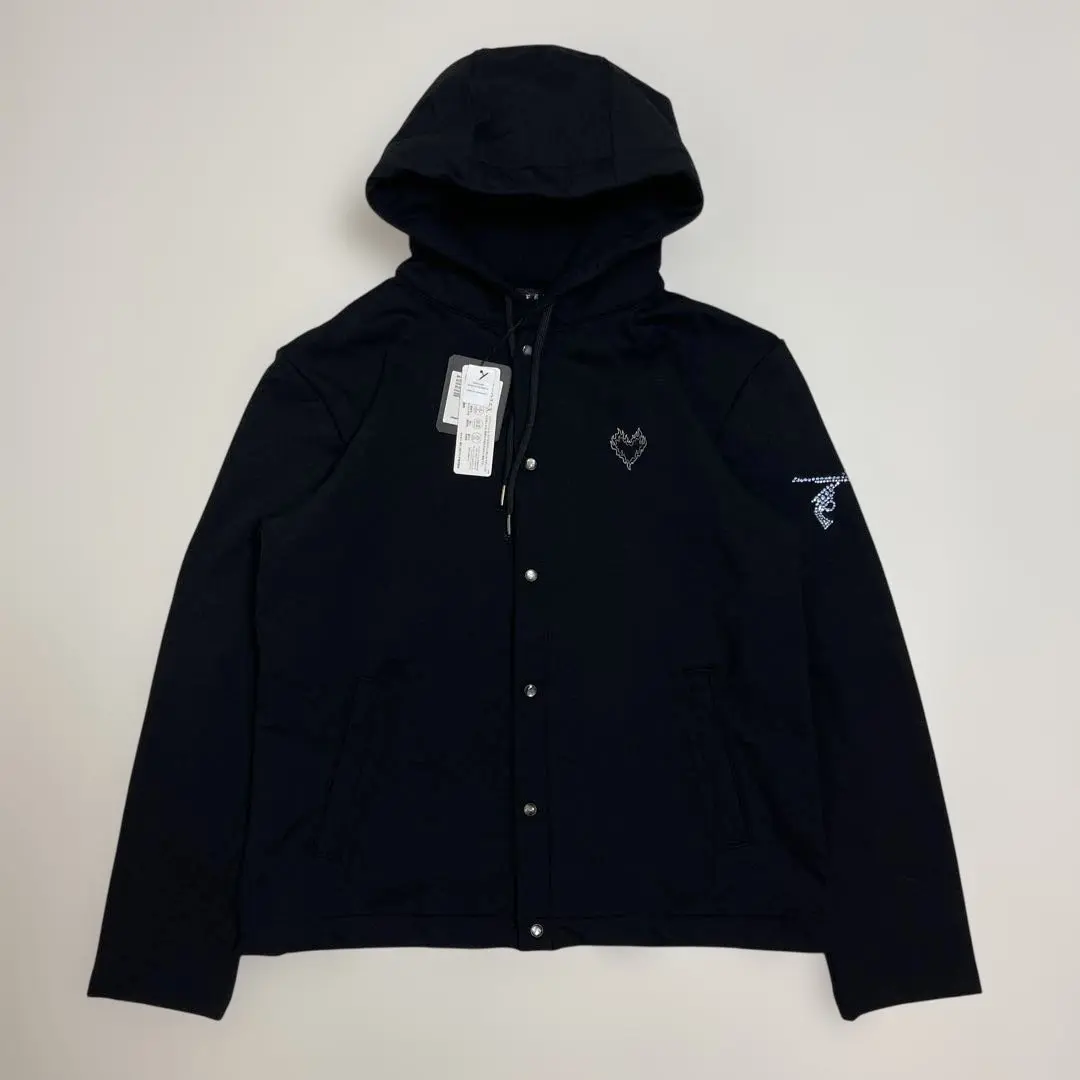 48,400円新品【ロアーガンズ】クロスガン装飾 ジップパーカー 黒 3(L) roarguns - 48,400円新品【ロアーガンズ】クロスガン装飾 ジップ
