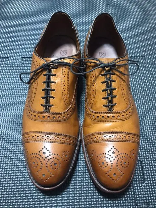 アレンエドモンズ新品 ストランド ライトブラウン カーフ サイズ表記8-1/2E アレンエドモンズ新品 ストランド ライトブラウン カーフ サイズ