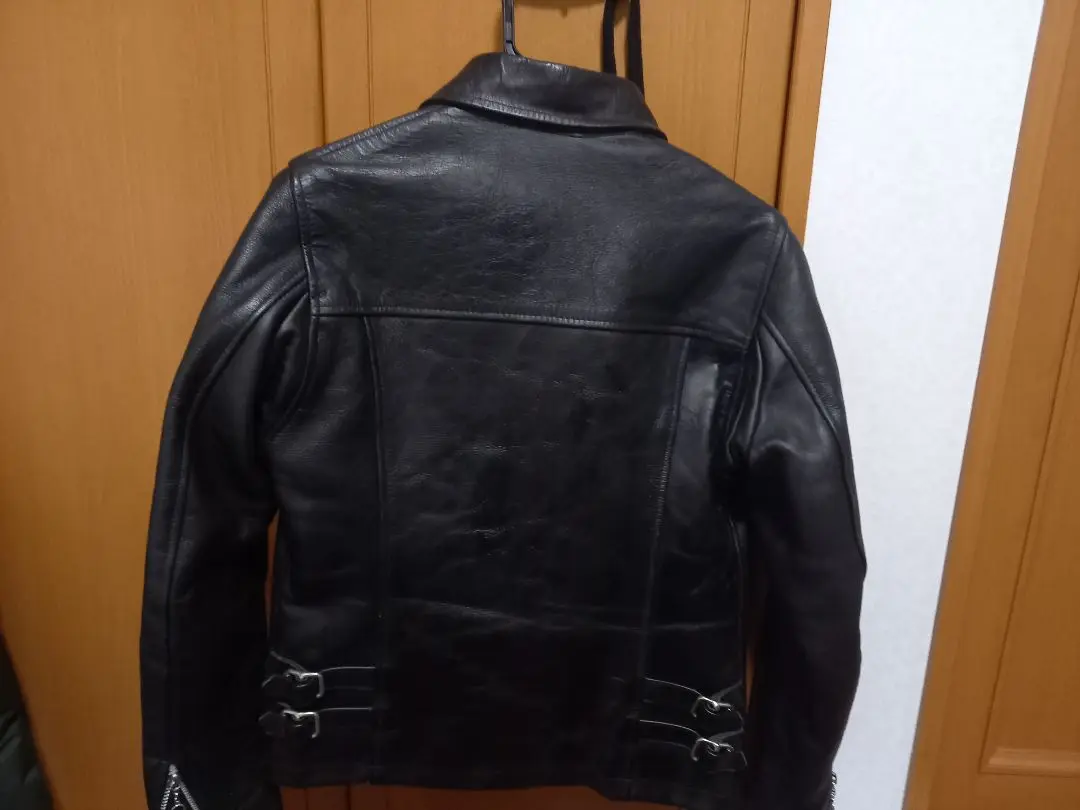 レザー　シングルライダース　cools cat Horn Works 本革 ハイネックシングルライダースジャケット