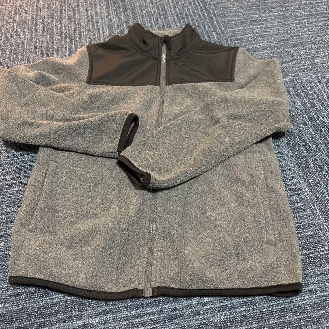 Thumbnail of Gray fleece jacket, high neck