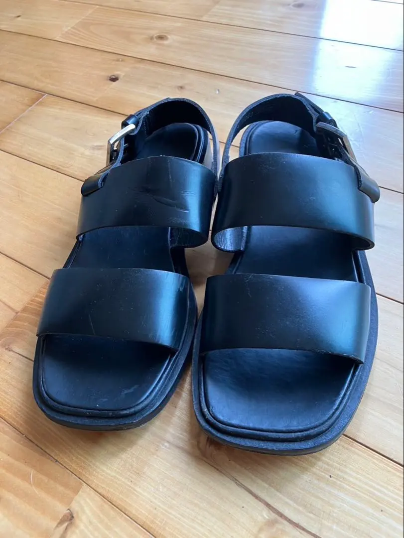 Thumbnail of GUCCI Black Sandals 39E
