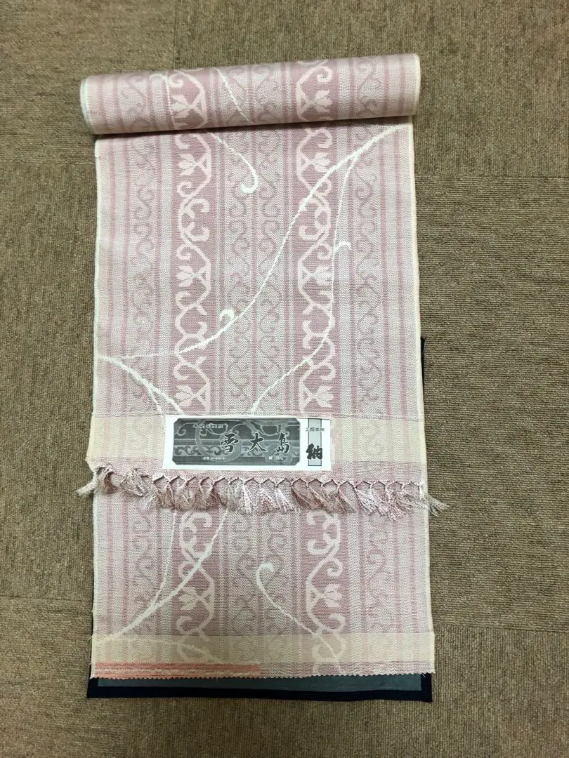 雪 大島紬 本場手織紬 正絹平織 的縮圖