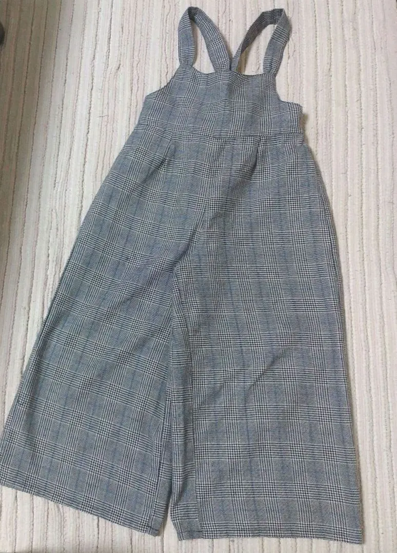Thumbnail of Overalls, check pattern, 130
