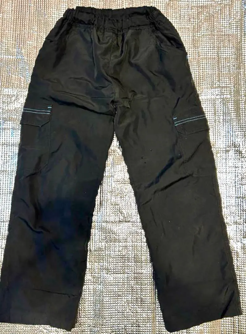 Thumbnail of Long pants, black, 130cm, warm, lined, lightweight, warm, fleece, brushed, black