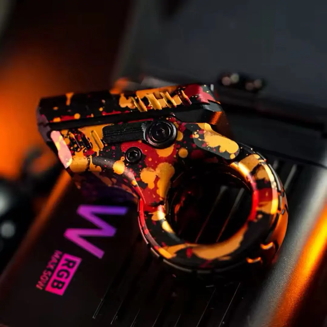 動作確認済み フィジェットトイ EDC 銃型 ガン 金属製 スライダー zoom 動作確認済み フィジェットトイ EDC 銃型 ガン 金属製