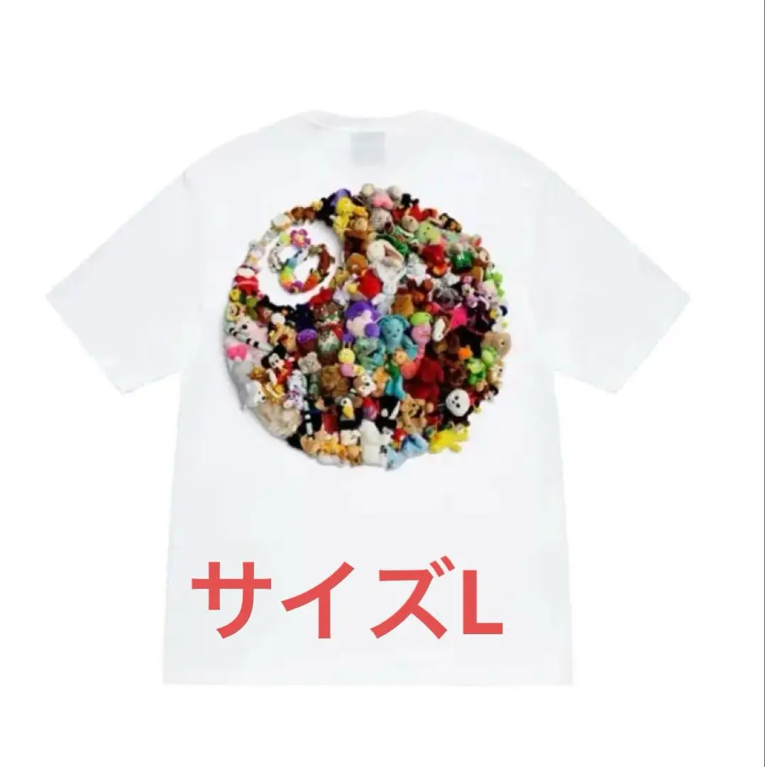 ★韓国の人気★【STUSSY】★PLUSH TE.E★Tシャツ★WHTIE★ Stussy Plush White Tee | Senikersku