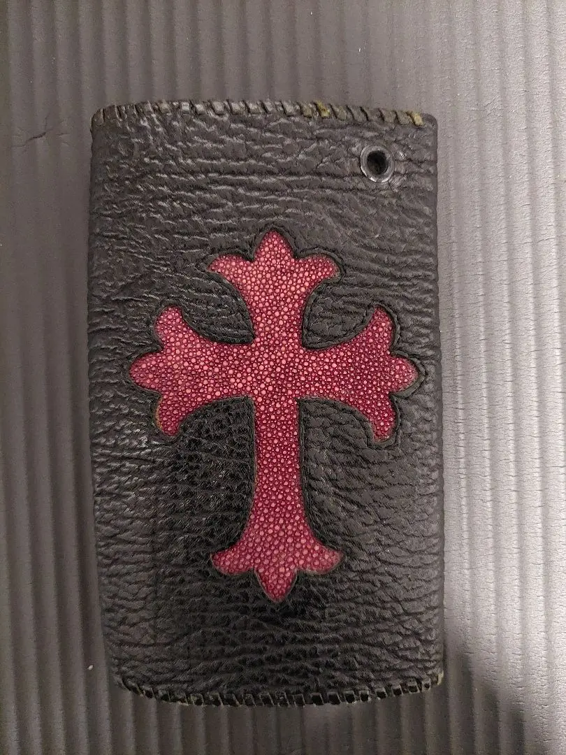 Gaborartory Pure Gold Wrap 1/16 Reised Cross Chiseled Blob