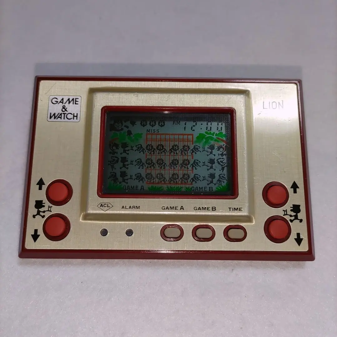 【昭和レトロ】任天堂ゲームウォッチ/ライオン Yahoo!オークション -「lion」(テレビゲーム) (ゲーム)の落札