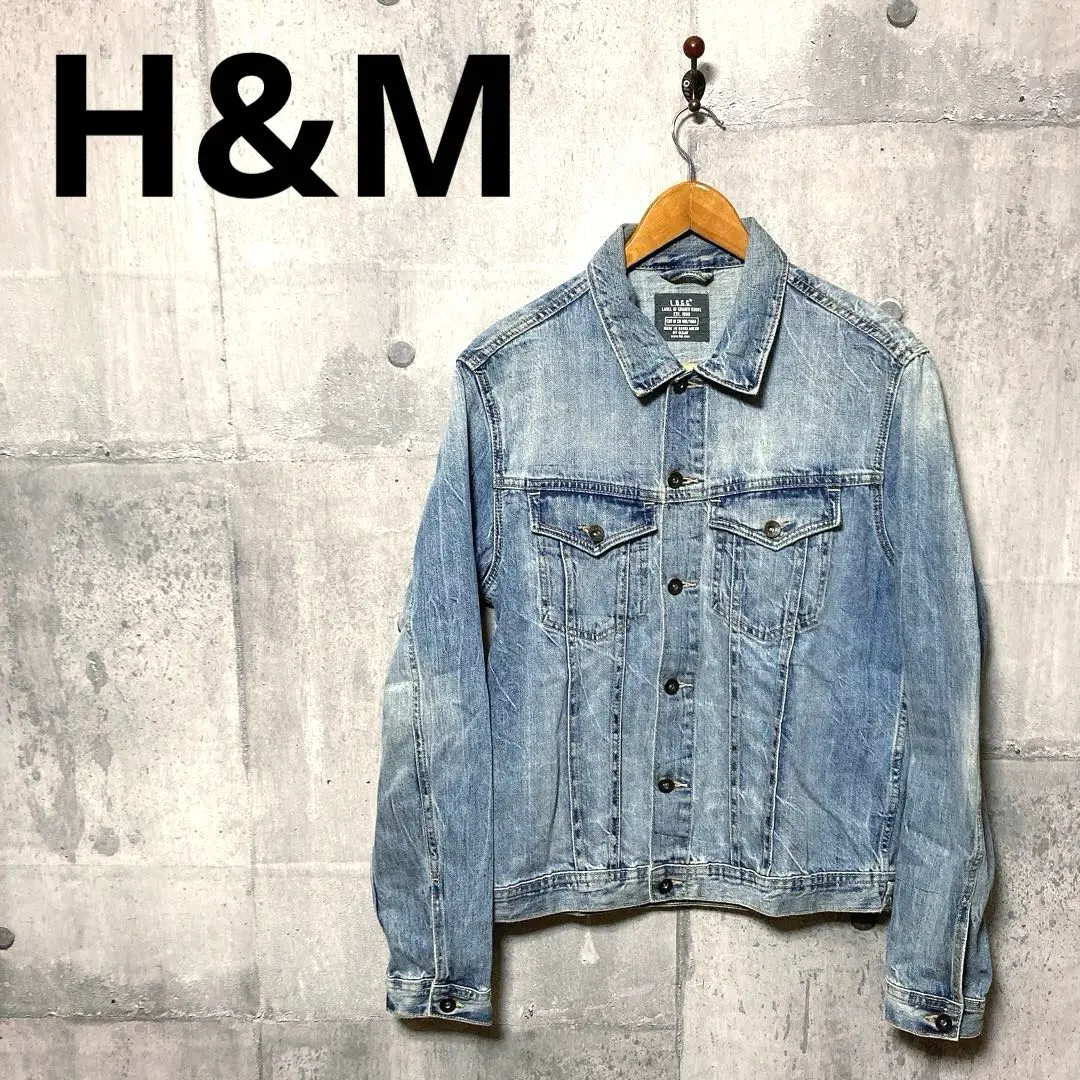 Thumbnail of H&M Men's Denim Jacket, Jean Jacket, Indigo Blue