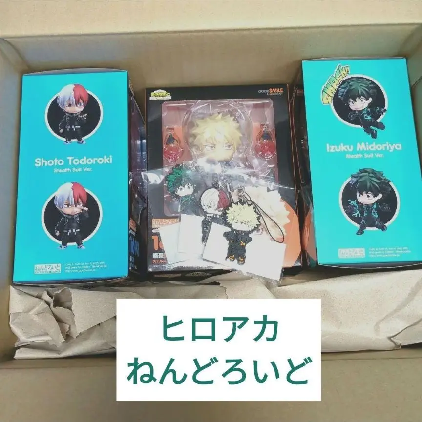 僕のヒーローアカデミア ねんどろいど ステルススーツVer. 緑谷&轟セット ねんどろいど 緑谷出久 ステルススーツVer. | GOODSMILE ONLINE SHOP