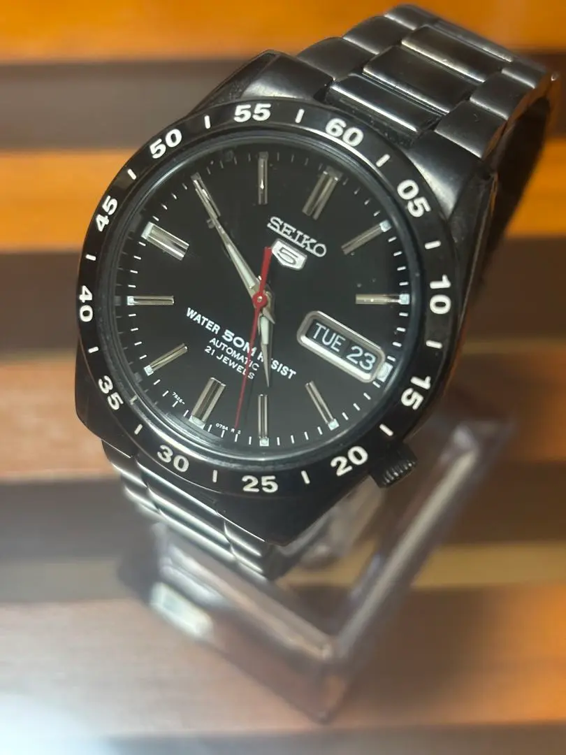 新品、未使用　【SEIKO5/腕時計 】 7S26-02T0 セイコーファイブ SEIKO◇セイコー/7S26-02T0/SEIKO 5/裏スケルトン/自動巻腕時計