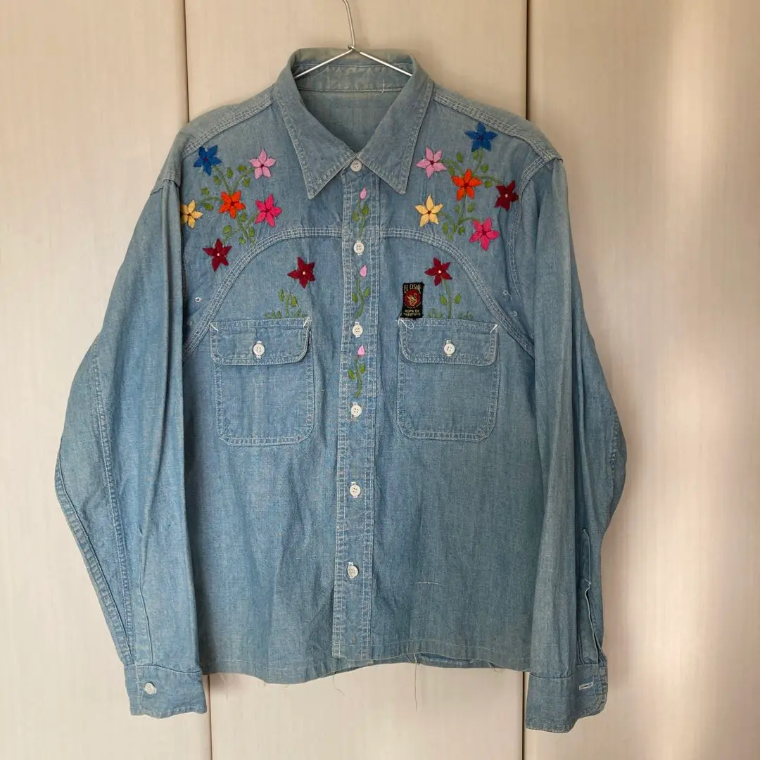 REMAKE DENIM SHIRT ジャケット MOUSSY（マウジー）の「REMAKE DENIM SHIRT ジャケット（デニム