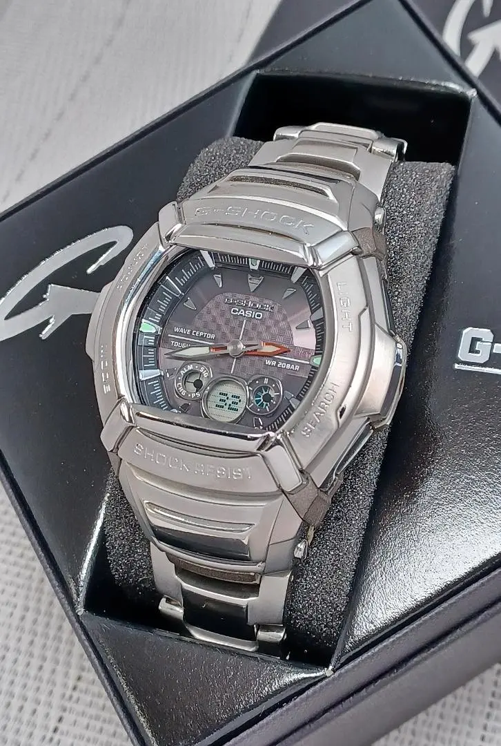 G-Shock GW-1400DJ Men's Radio Solar Watch, 48mm Case, Used