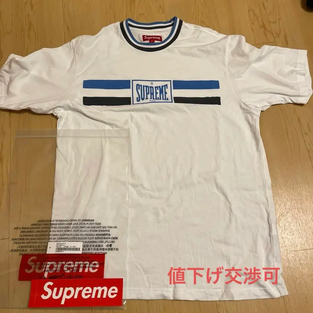 Tシャツ・カットソー Supreme Warm Up Stripe S/S Supreme Warm Up Stripe S S Top (SS24) - $68