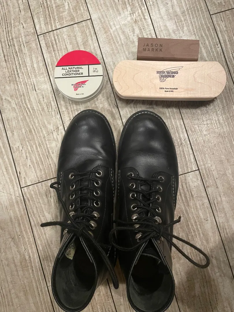 RED WING 紅翼 8165 油皮鞋刷組 的縮圖