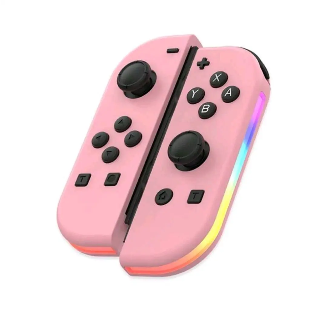 ニンテンドーSwitch　ジョイコン　ブラック×メタリックピンク　カスタム ニンテンドーSwitch ジョイコン ブラック×メタリックピンク