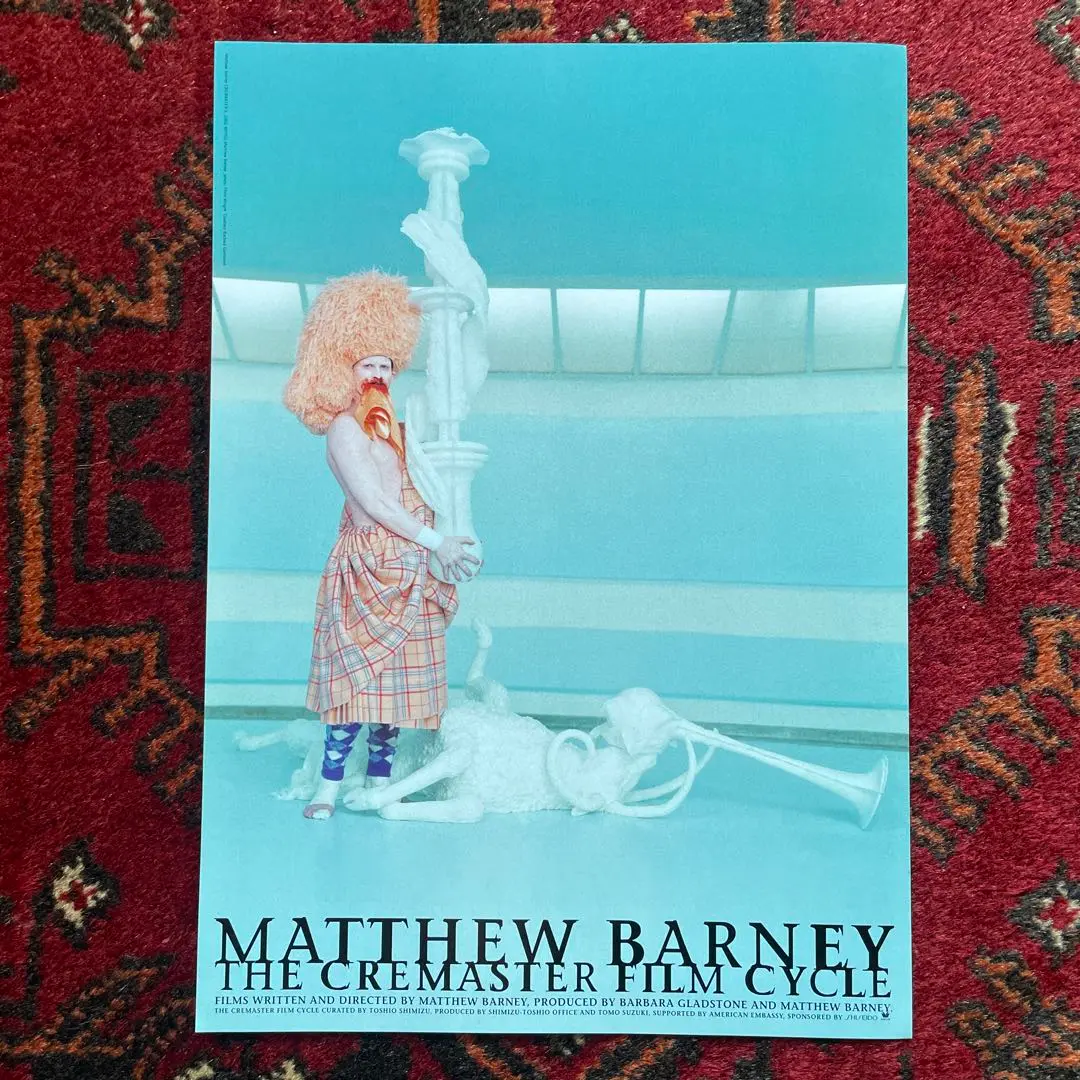 マシュー・バーニー　サイン入りポスター　250エディション マシュー・バーニー,Matthew Barney|@GALLERY TAGBOAT