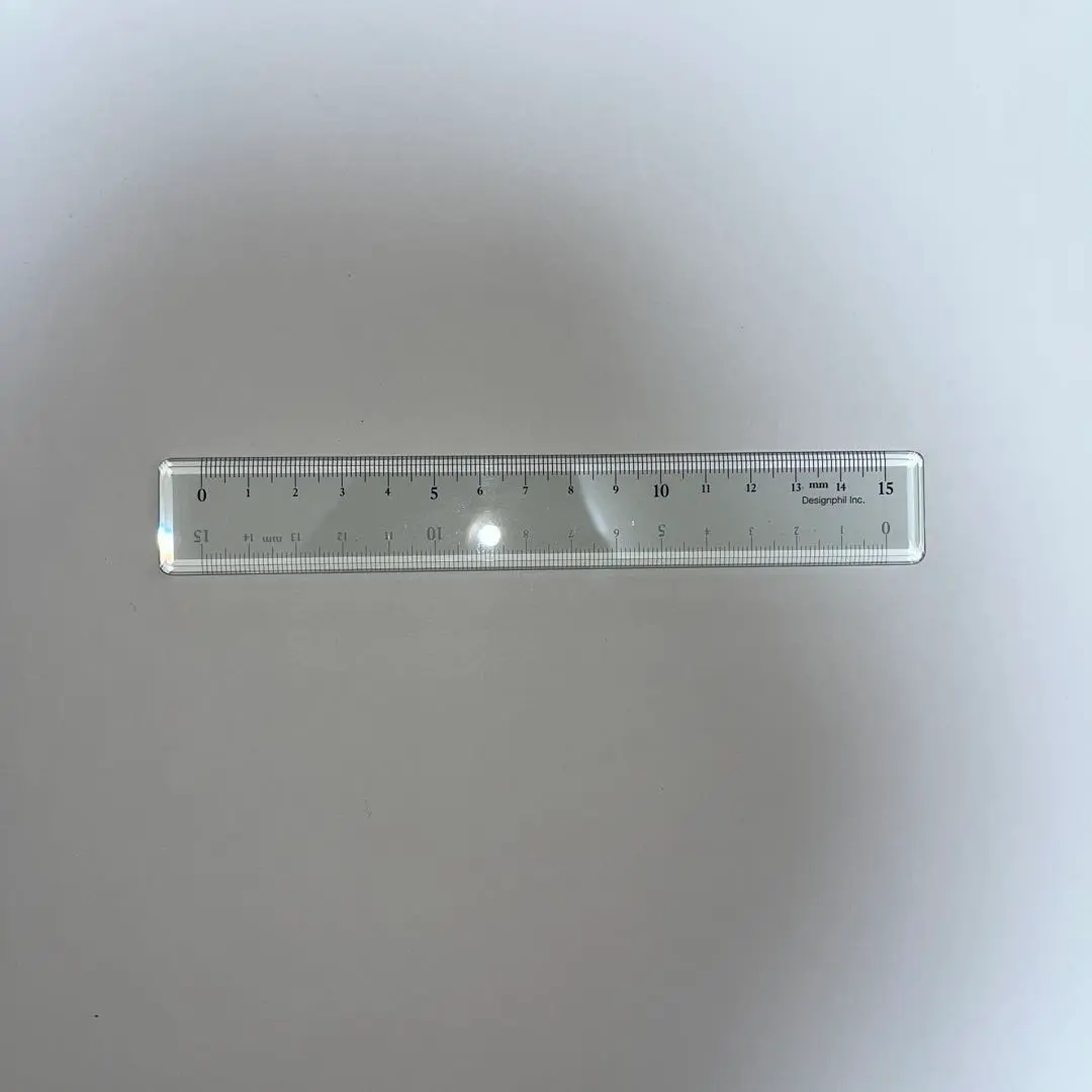 クリスタル　グラスルーラー Designphil Collection】Glass Ruler/グラスルーラー - 文房具