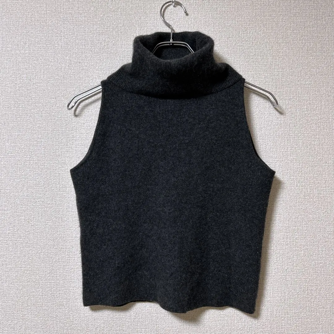 Thumbnail of KURO (40) / Knit Vest Cashmere Turtleneck
