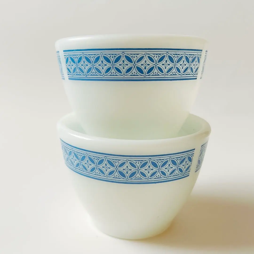ビンテージ カスタードカップ 3色 B オールドパイレックス オールドパイレックス カスタードカップ USA ヴィンテージ OLD PYREX