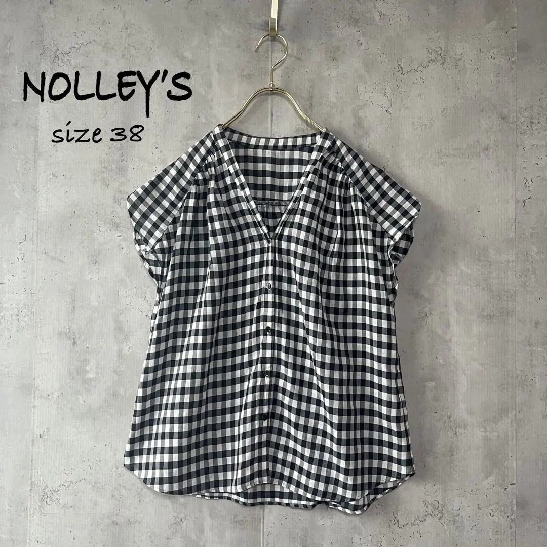 Thumbnail of NOLLEY'S Washable Silk Gingham Blouse