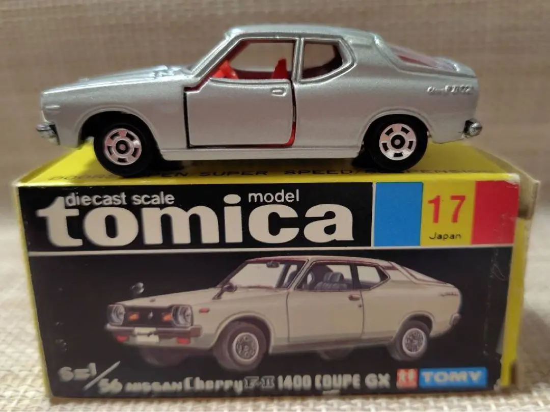 (3511)トミカ 黒箱 日本製 ニッサン チェリー 1400 クーペ エラー品 3511)トミカ 黒箱 日本製 ニッサン チェリー 1400 クーペ エラー