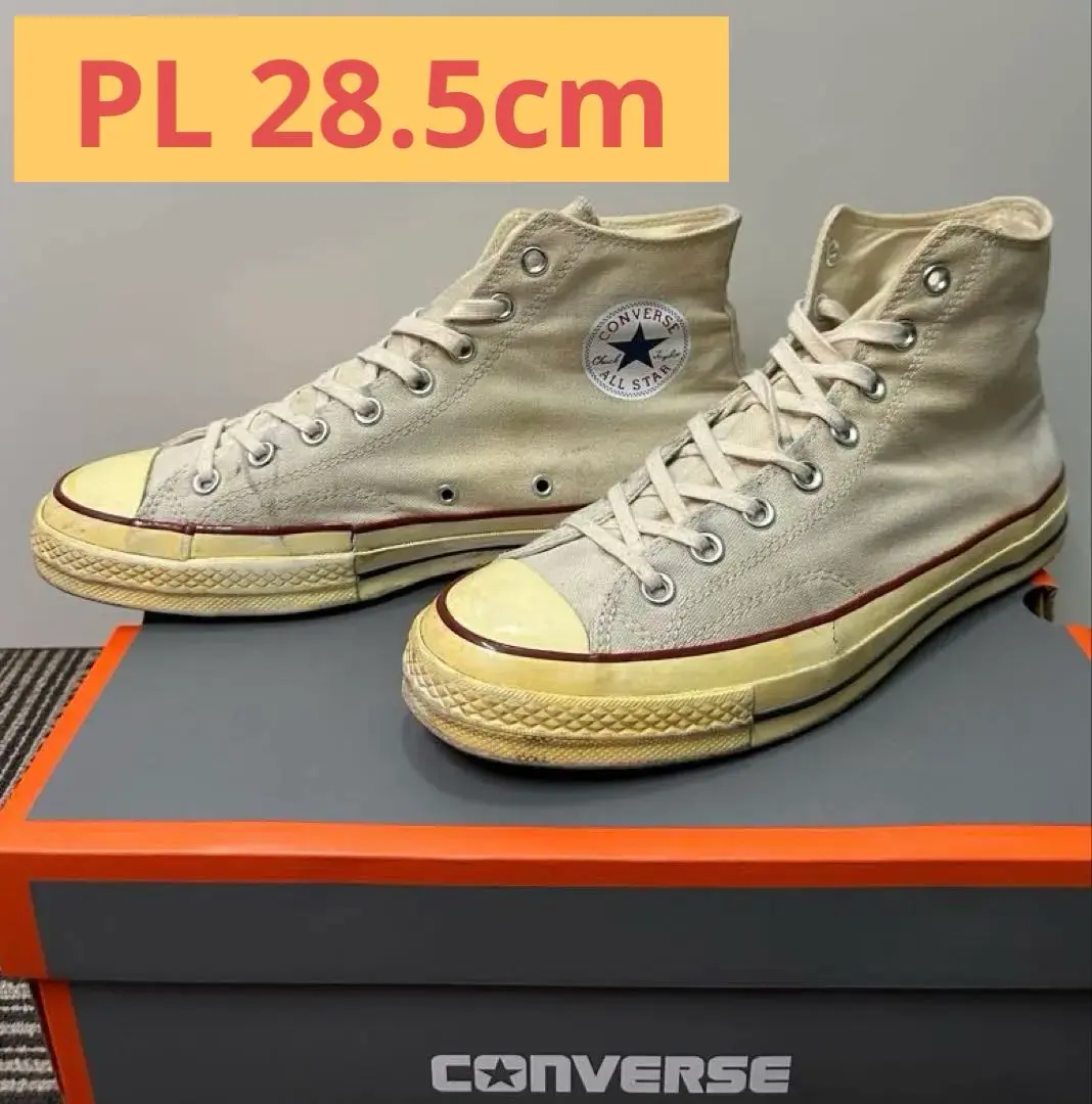コンバース 旧チャックテイラー PL 廃盤 14年製 28.5cm 黒 ハイ