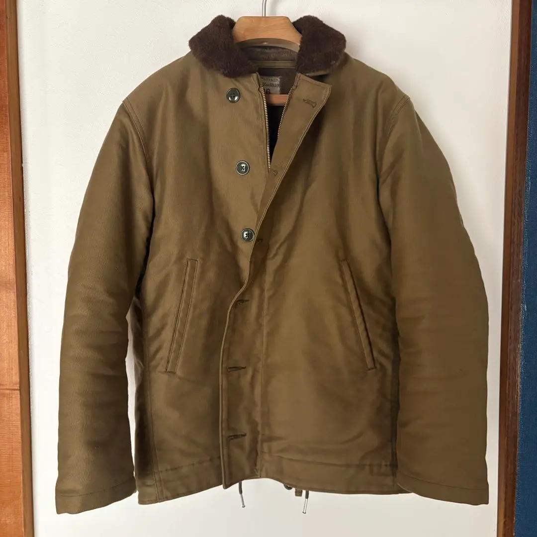 Thumbnail of The Real McCoy's Military Deck Jacket Plain