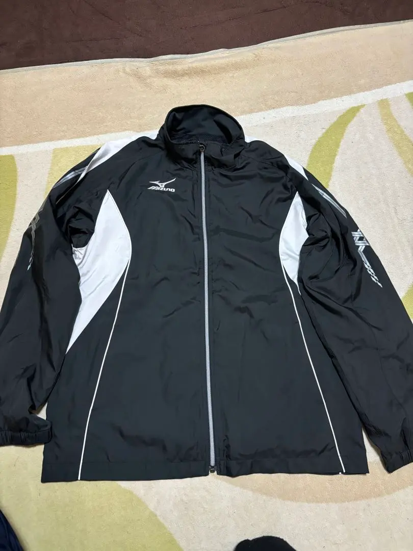 Thumbnail of Mizuno Warm-up Jacket L Black/White