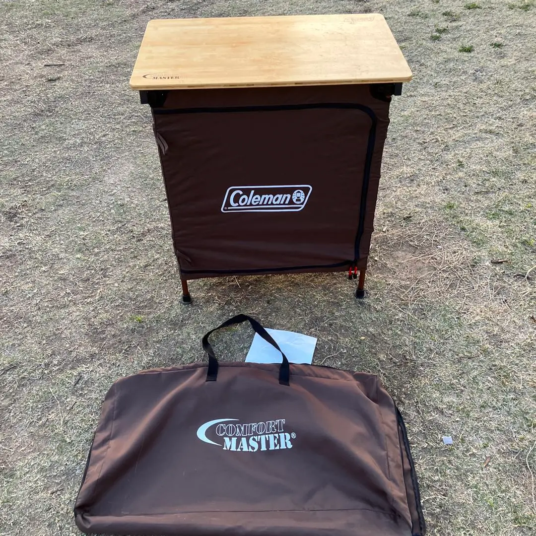 コールマン　Foldable Shelf　フォルダブルシェルフ　廃盤品 廃盤 Coleman コールマン フォルダブルシェルフ ナチュラル