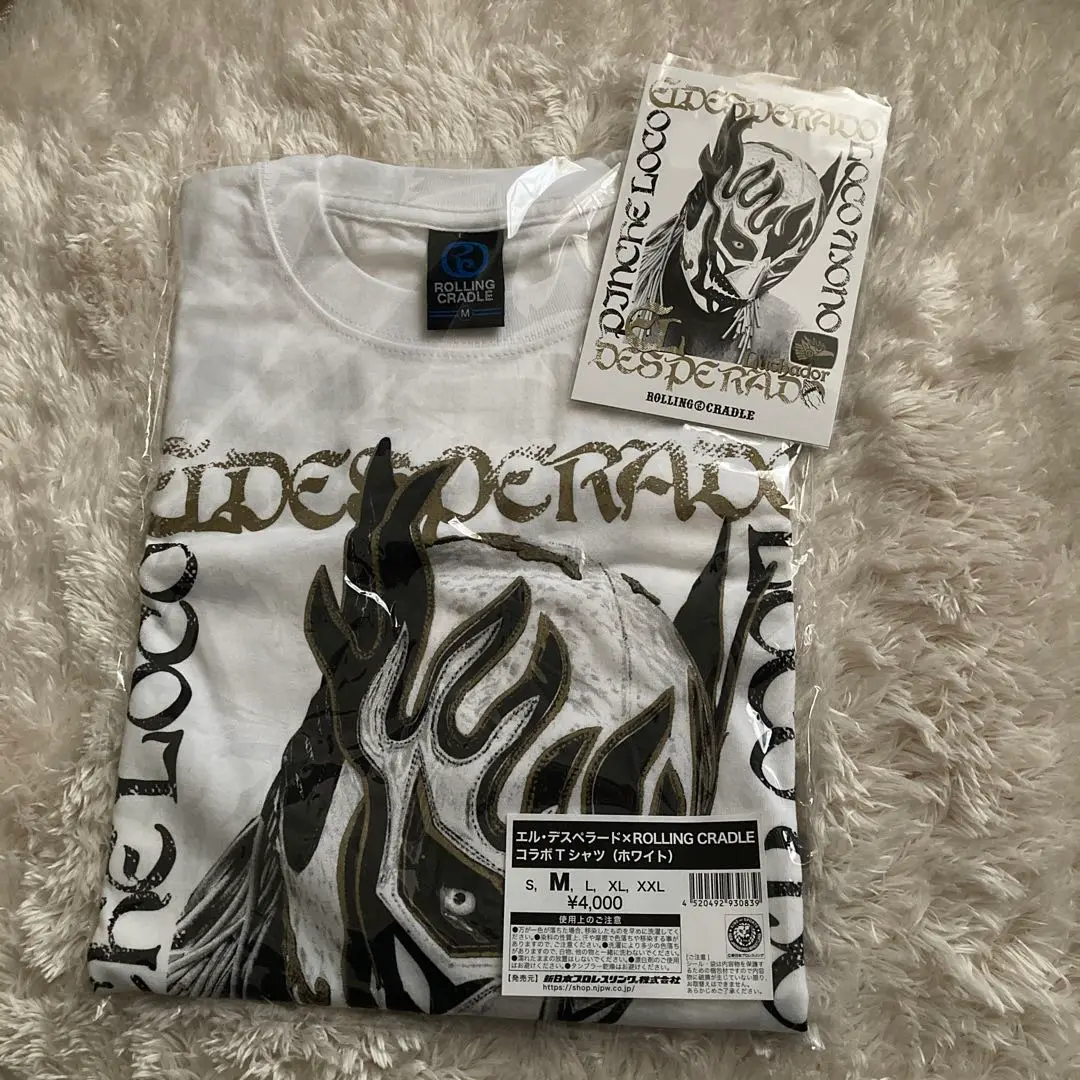 新日本プロレス　エル　デスペラード　Tシャツ　新品 未開封　鈴木軍 デスペ 完売 新日本プロレス エル デスペラード HECHO Tシャツ 新品 デスペ