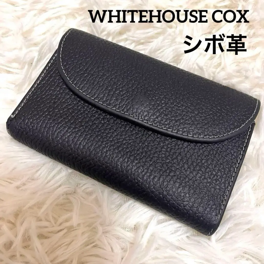 ⭐️未使用級⭐️ ホワイトハウスコックス　3FOLD PURSE 折財布　ブラック Amazon | Whitehouse Cox 『ホワイトハウスコックス』 正規取扱