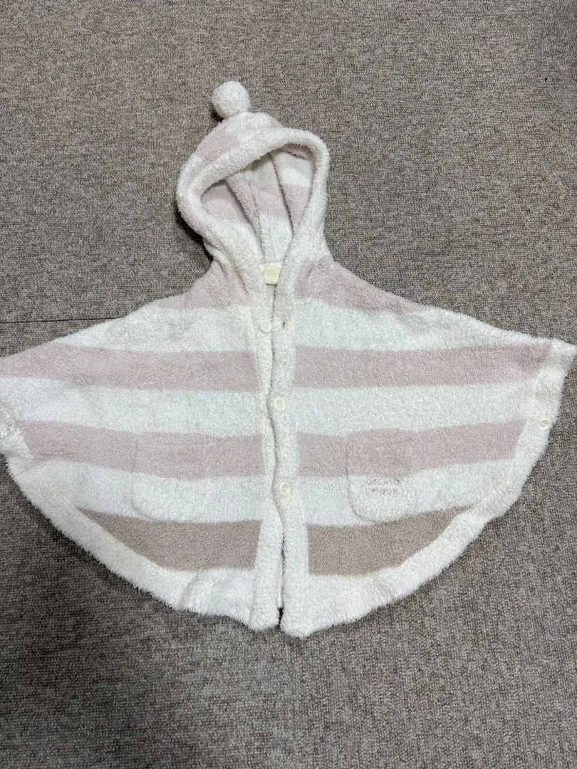 Thumbnail of Pigeon Baby Poncho 80-90 Stripe Gelato Pique