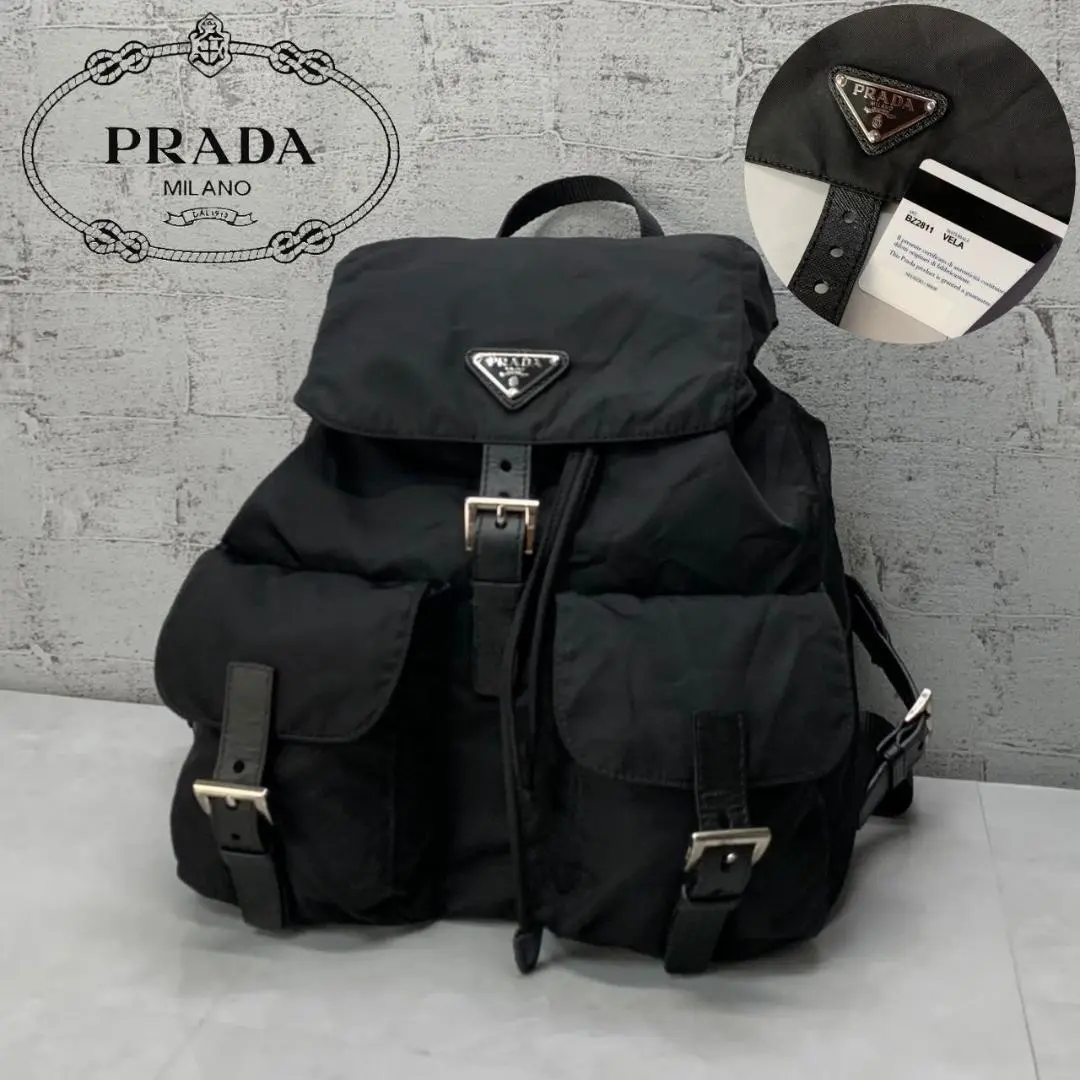 PRADA リュック プラダ バックパック サフィアーノ BZ2811 ブラック 楽天市場】【ギャラあり】PRADA プラダ バックパック リュック