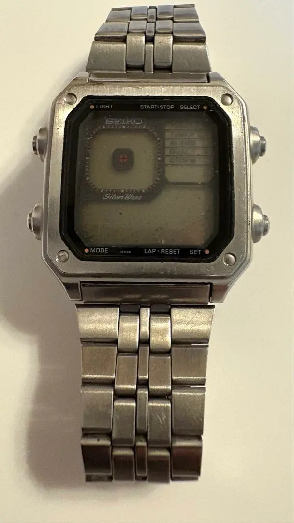 E029-0030 SEIKO セイコー レトロ デジアナ シルバーウェーブ美品 E029-0030 SEIKO セイコー レトロ デジアナ シルバーウェーブ美品