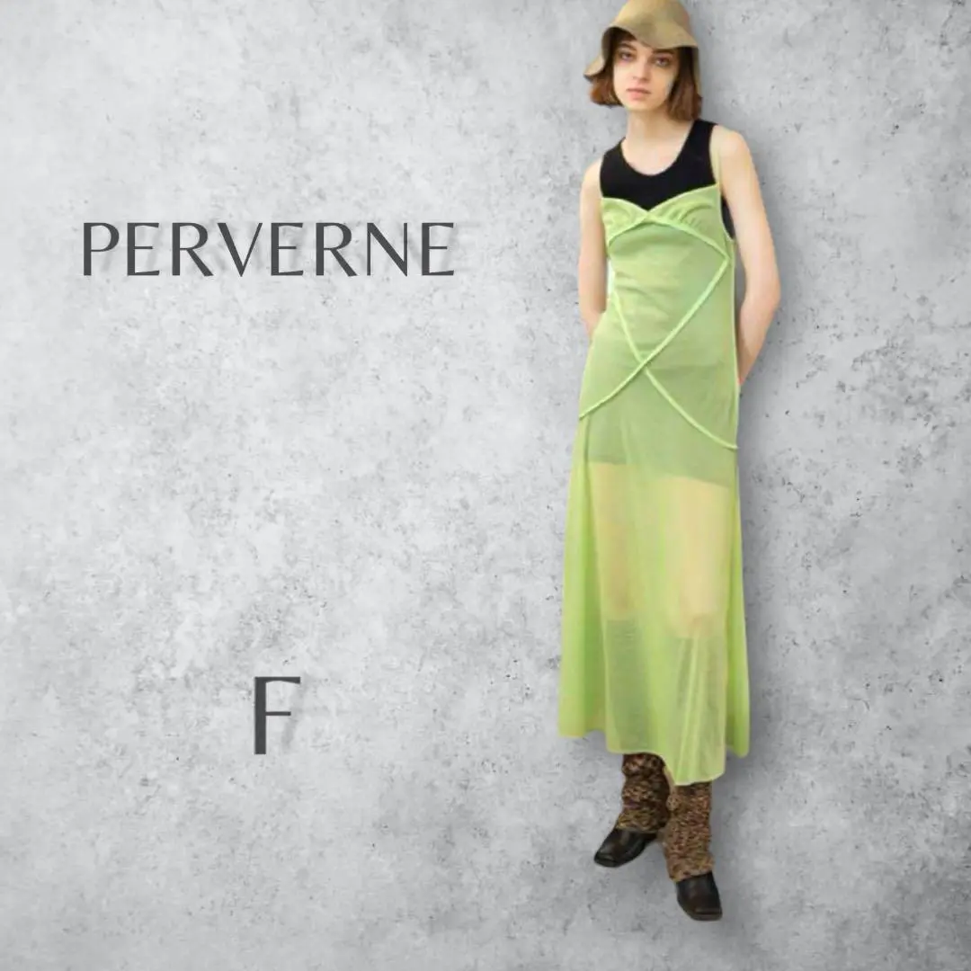 パーバーズ perverzeキャミソールワンピースロングワンピース パーバーズ perverzeキャミソールワンピースロングワンピース