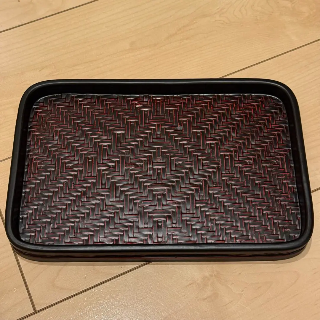 ◆らんたい　漆器 藍胎 久留米 九藍 角盆 伝統工芸品 お盆　隅丸盆(豆) ◇らんたい 漆器 藍胎 久留米 九藍 角盆 伝統工芸品 お盆 隅丸盆