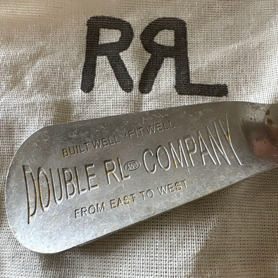 RRL ダブルアールエル シューホーン 靴べら 新品未使用 RRL】DOUBLE RL シューホーン 靴べらキーホルダー 靴ベラ usa