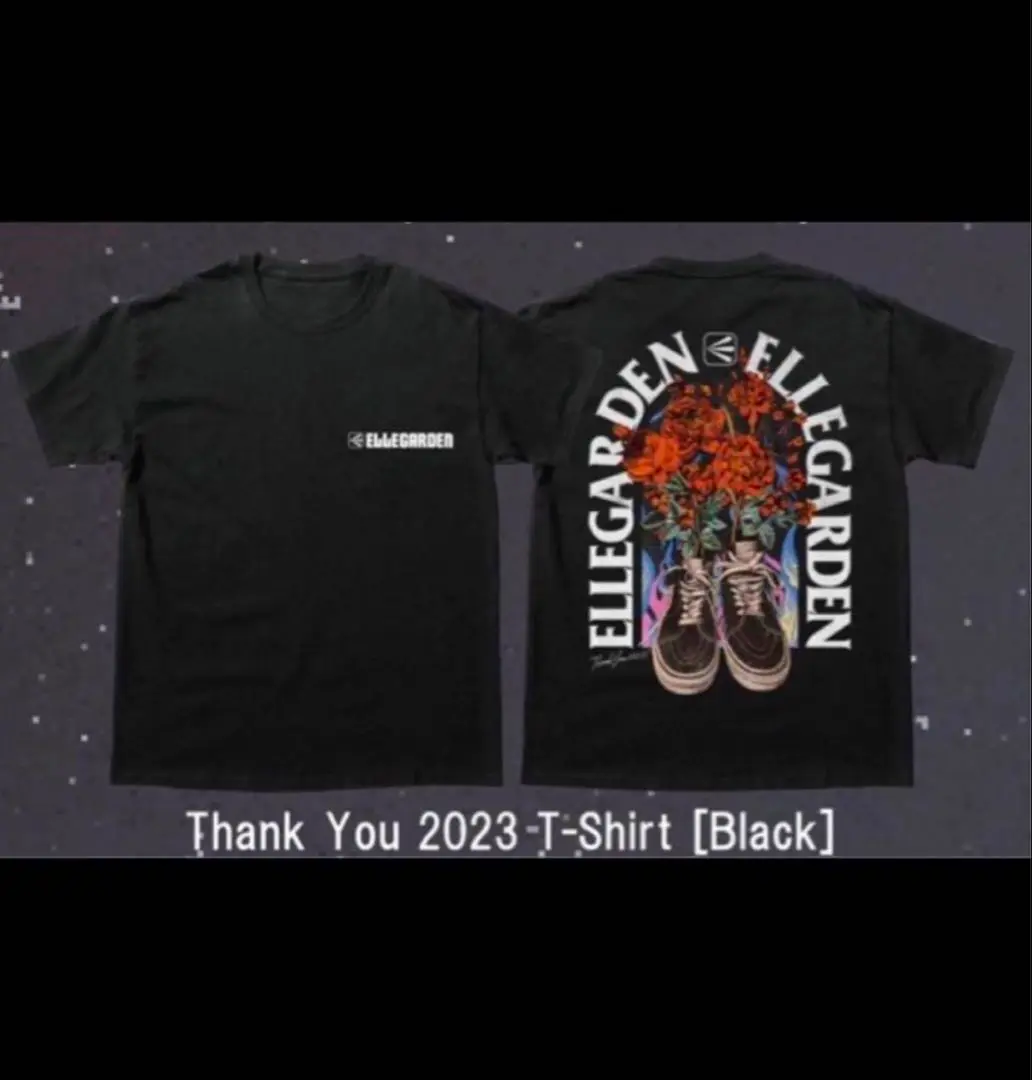 ELLEGARDEN THANK YOU 2023 TEE レア 1点物 XXL 新品】ELLEGARDEN Thank You 2023 Tシャツ Lサイズ - メルカリ