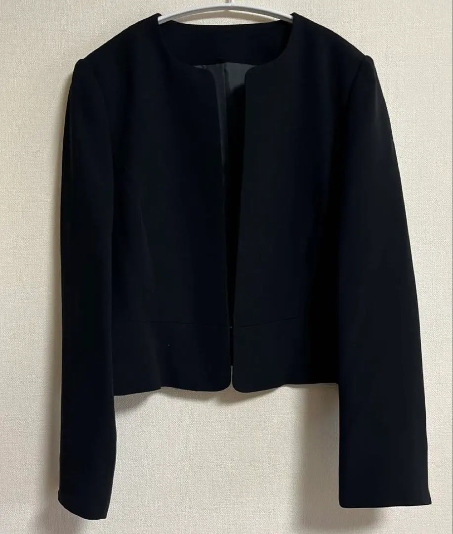 Thumbnail of Black Formal, Collarless Jacket, Size 11