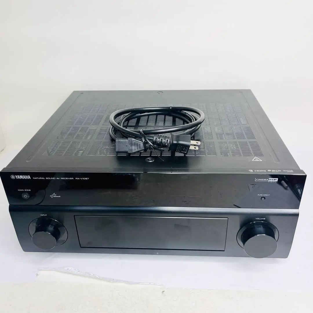 YAMAHA AVレシーバー (ブラック) RX-V1067B　中古品 Yahoo!オークション -「rx-v1067」(アンプ) (オーディオ機器)の