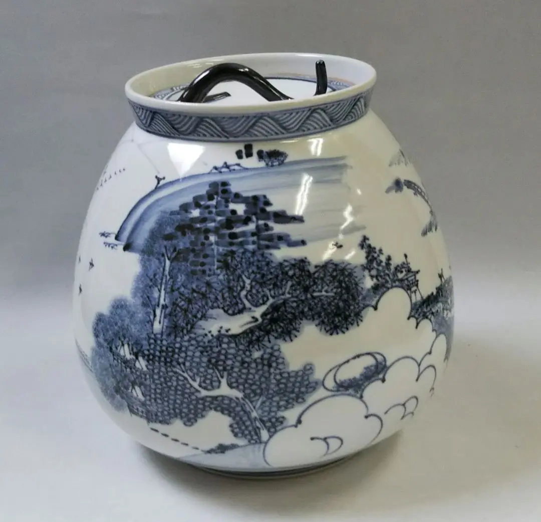 茶道具　日本工芸会会員　田中重希作　乾漆　芋頭水指　共箱　V　R5764C 茶道具 日本工芸会会員 田中重希作 乾漆 芋頭水指 共箱 V R5764C