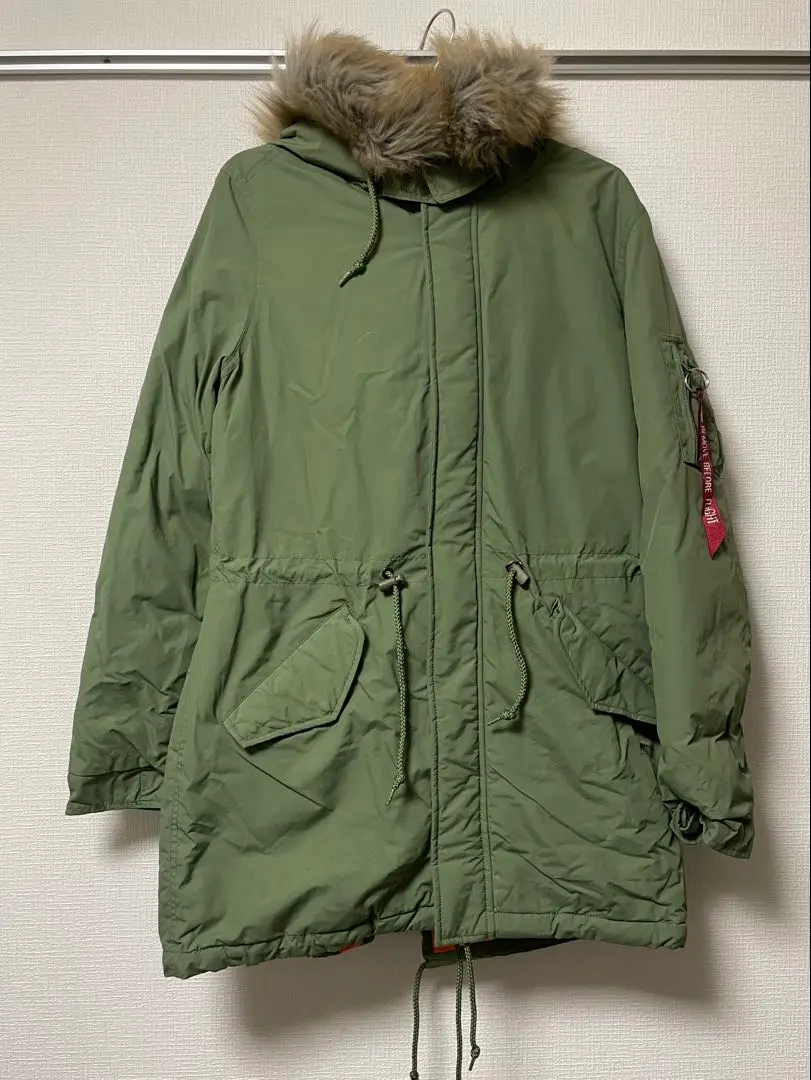 【ALPHA INDUSTRIESモッズコート】レディース　Ｍサイズ　美品 ALPHA INDUSTRIES - アルファインダストリーズ リアルファー