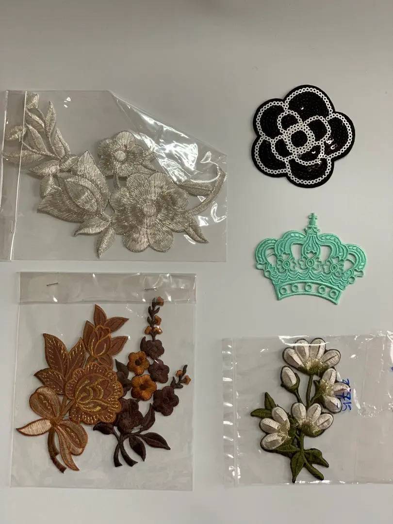 各式各樣的布貼5個一組 的縮圖