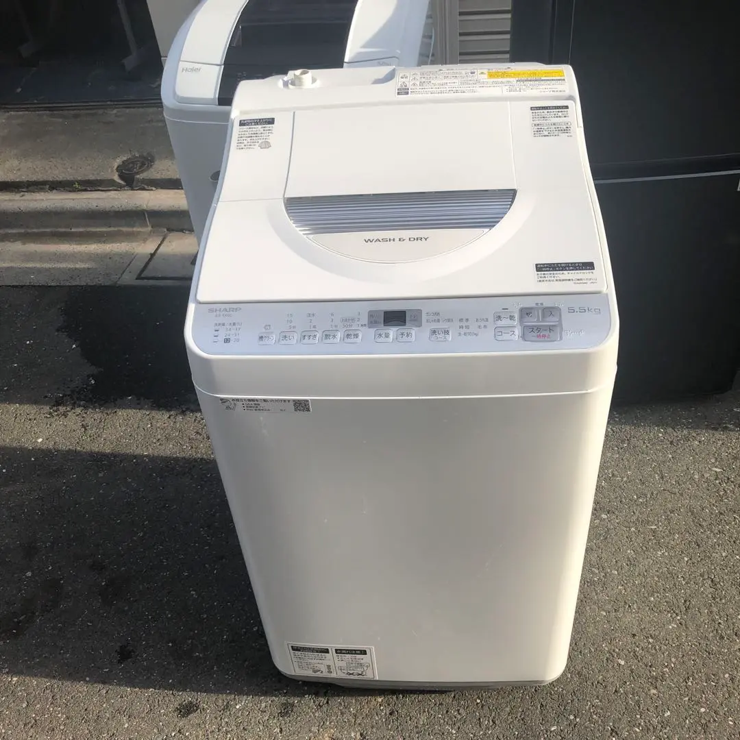 SHARP 乾燥機能付き ES-TX5C 2019年製5.5kg 楽天市場】【中古/屋内搬入付き】 SHARP 洗濯乾燥機 60日保証